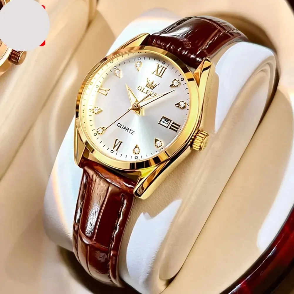 Fashion Elegant Ladies Watch Classics Leather Strap