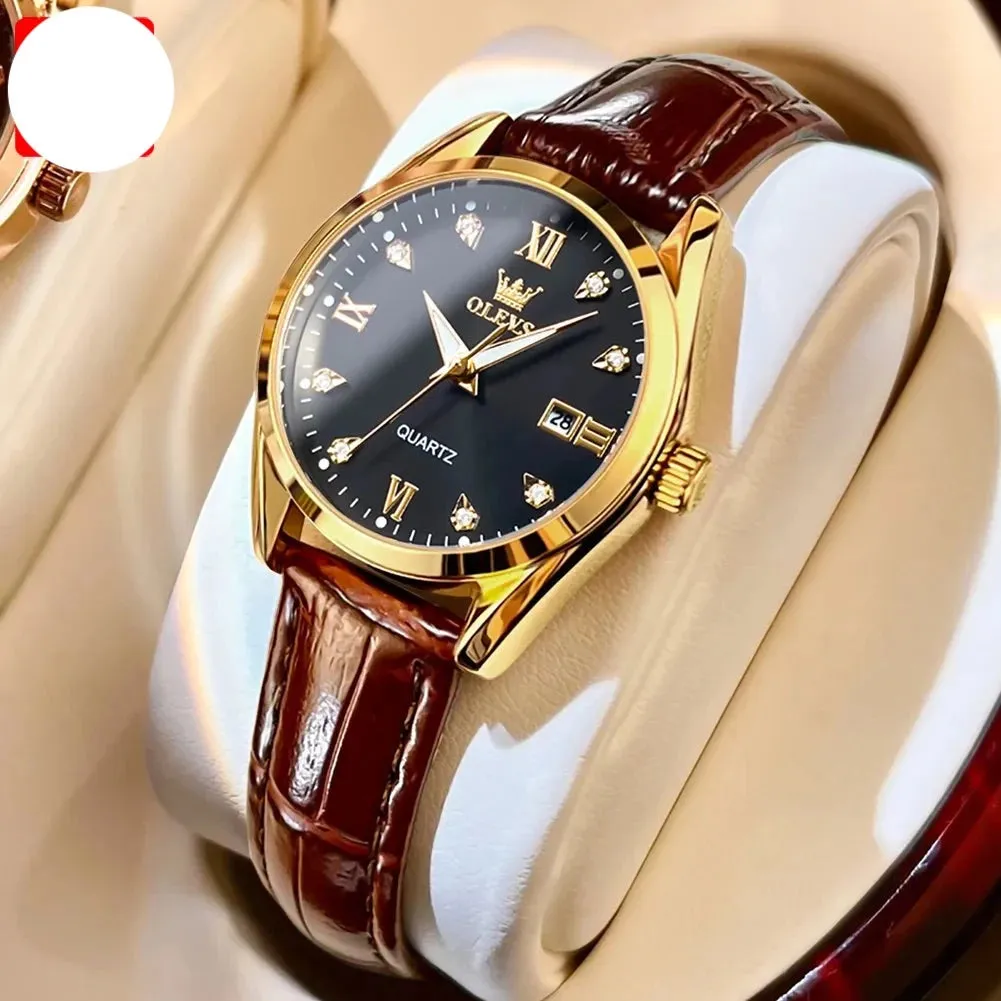 Fashion Elegant Ladies Watch Classics Leather Strap