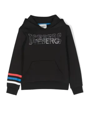 Felpa Iceberg bimbo MFICE4303J nera