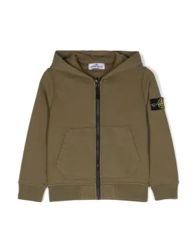 Felpa Stone Island bimbo 791660720 verde militare