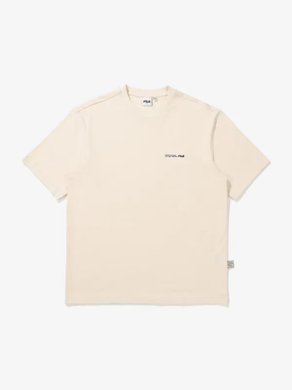 FILA  |Unisex Street Style Plain Cotton Short Sleeves