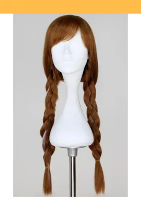 Frozen Anna Natural Brown With Highlight Braided Cosplay Wig