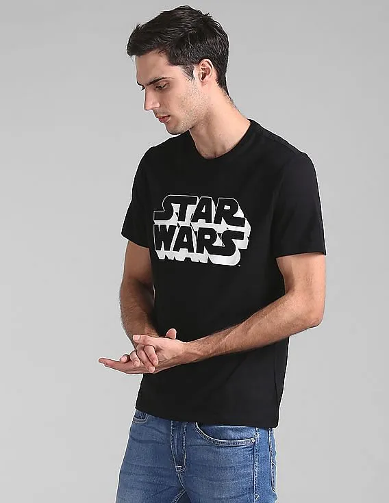 GAP Men Black Short Sleeve Star Wars Graphic Tee