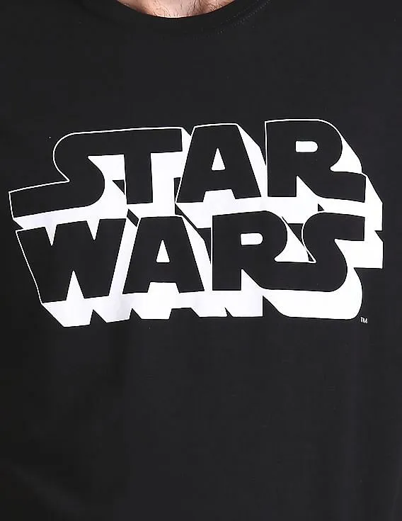 GAP Men Black Short Sleeve Star Wars Graphic Tee