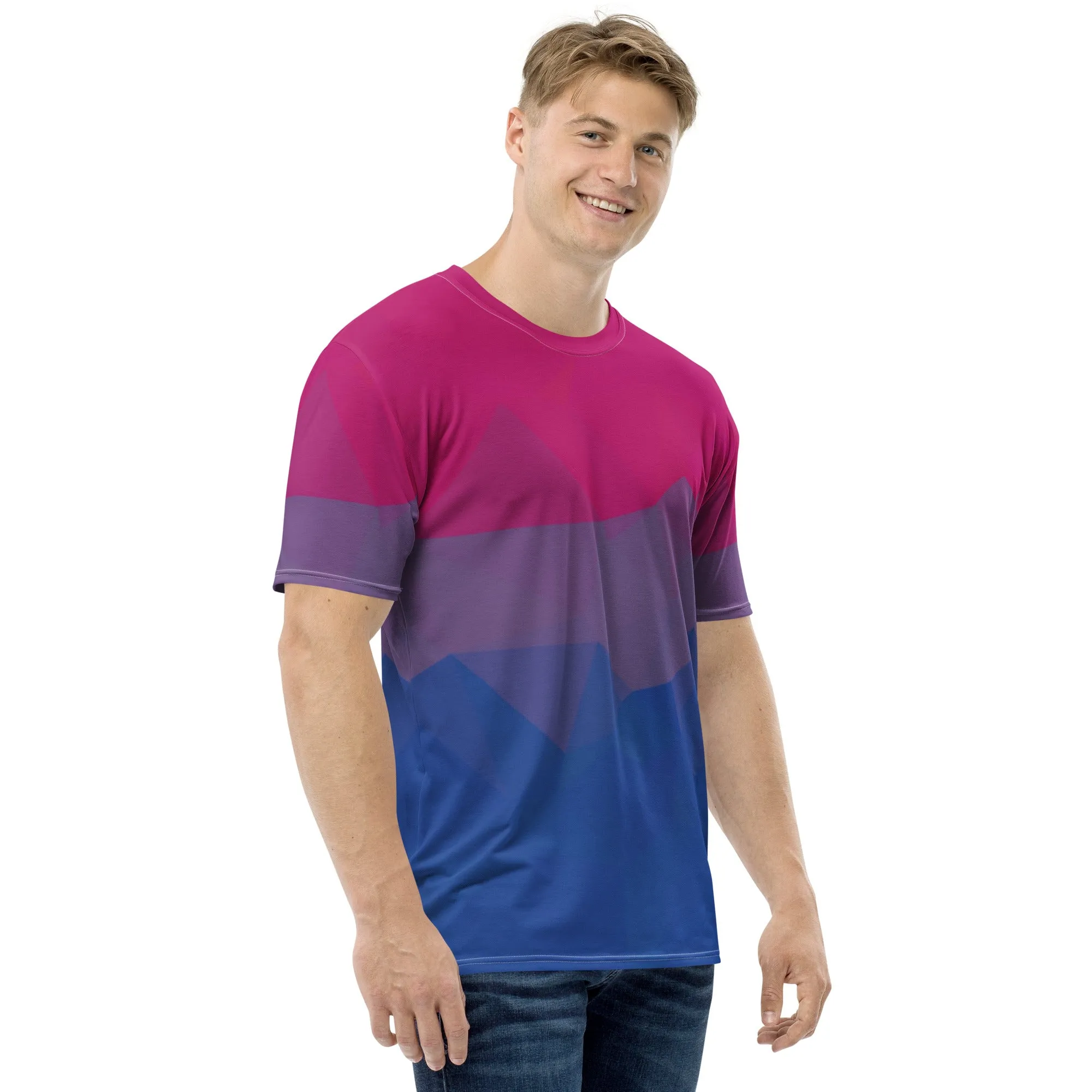 Geometric Bisexual Pride Unisex T-Shirt