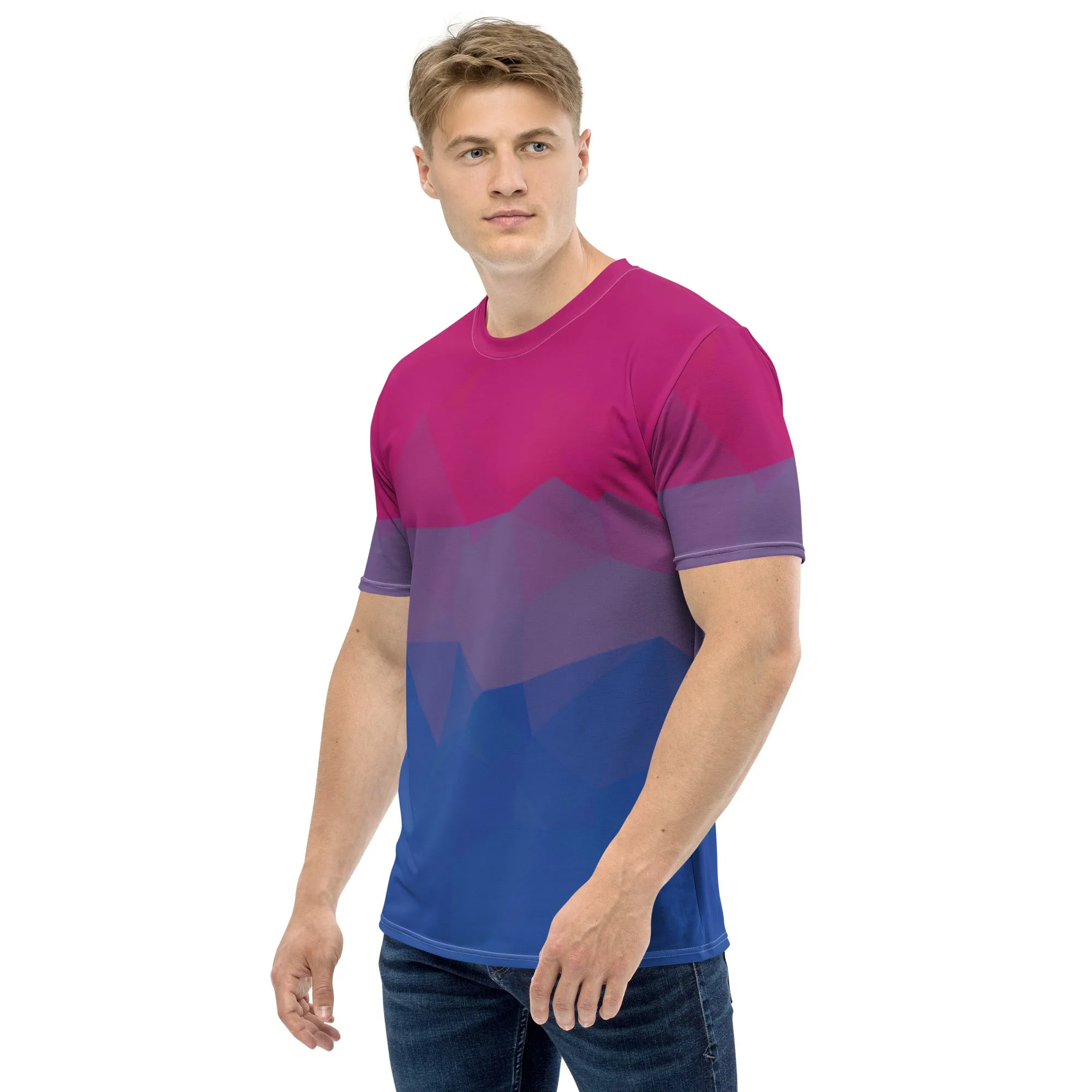 Geometric Bisexual Pride Unisex T-Shirt