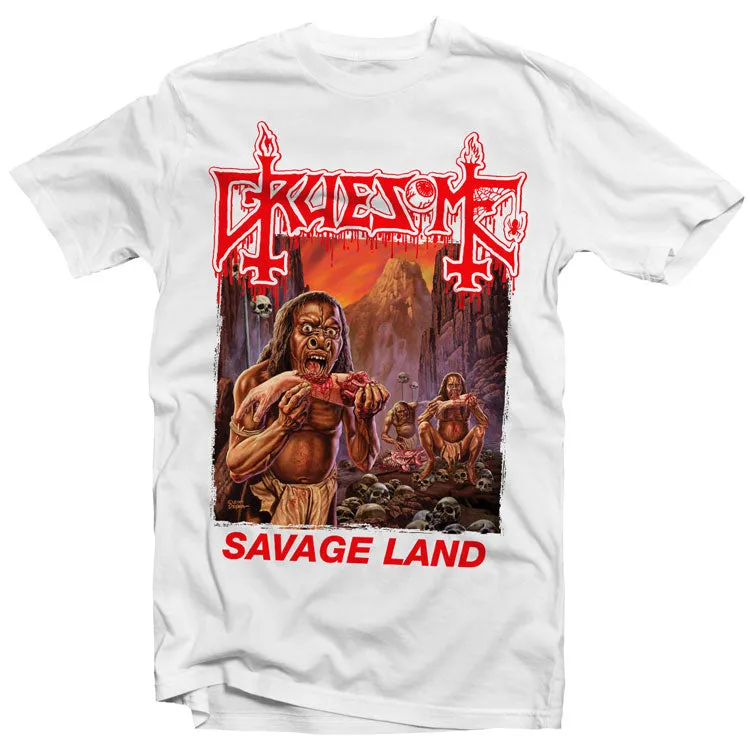 Gruesome Savage Land White T