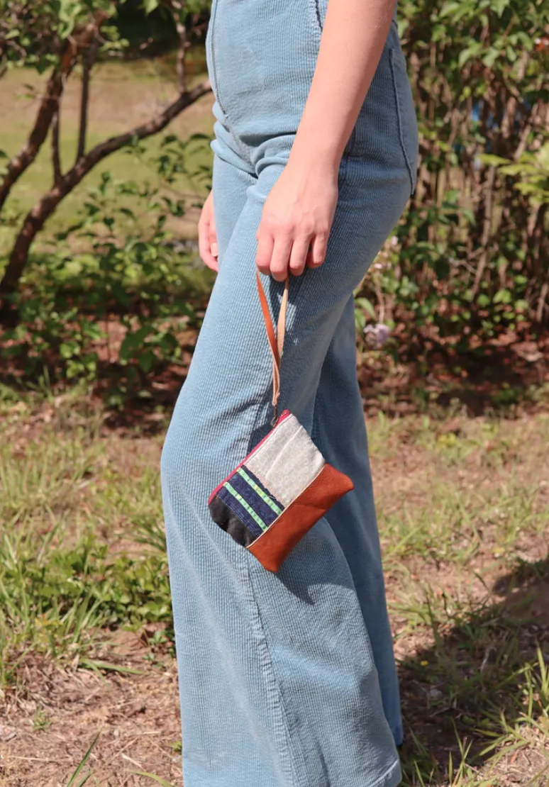 Hanoi Coin Pouch in Brown Leather