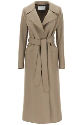 HARRIS WHARF LONDON long pressed wool coat