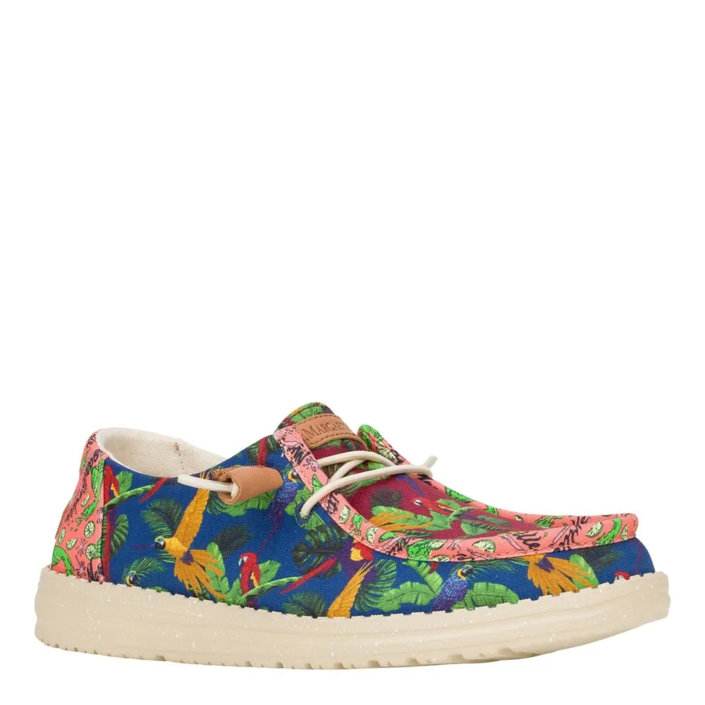 HEYDUDE  WOMENS WENDY MARGARITAVILLE SLIP ON SNEAKER