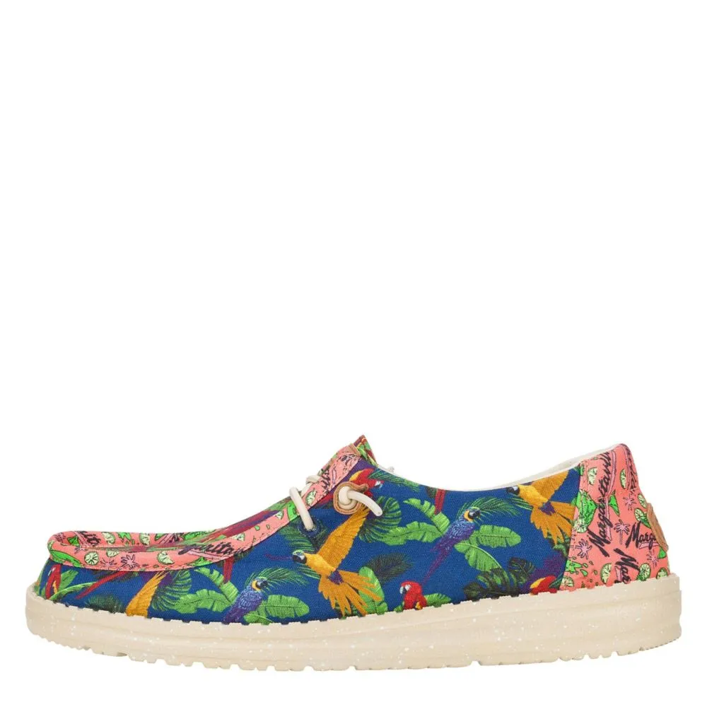 HEYDUDE  WOMENS WENDY MARGARITAVILLE SLIP ON SNEAKER