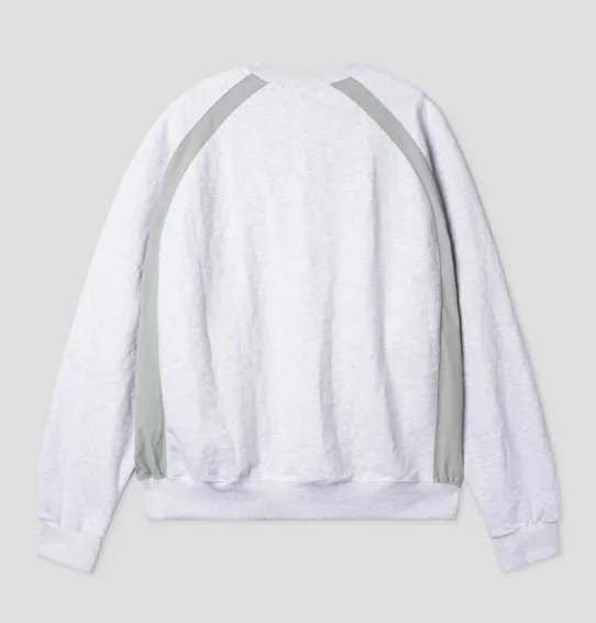 HUE  |Unisex Street Style Long Sleeves Plain Logo Sweatshirts