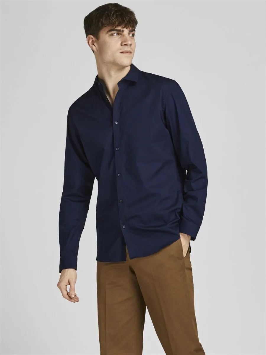 Jack & Jones Premium Long Sleeve Dress Shirt Navy Blazer