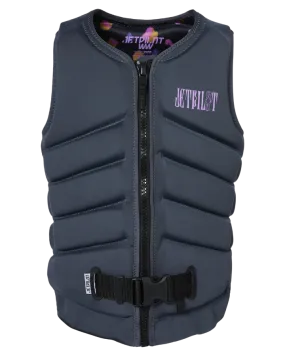 Jetpilot X1 F/E Ladies Neo Vest - Sina - Charcoal - 2023