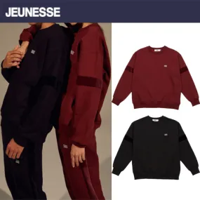 JEUNESSE  |Unisex Street Style Long Sleeves Logo Sweatshirts