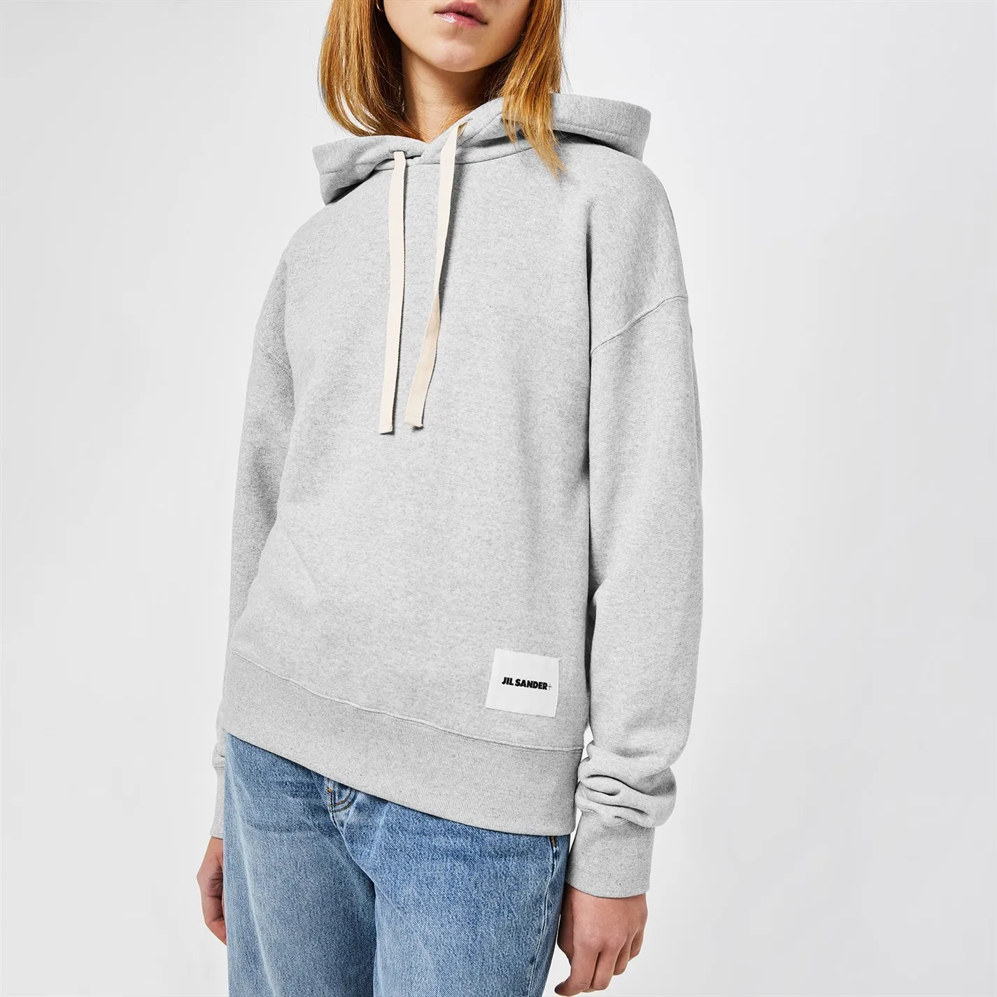 Jil Sander  |Rib Street Style Long Sleeves Cotton Logo