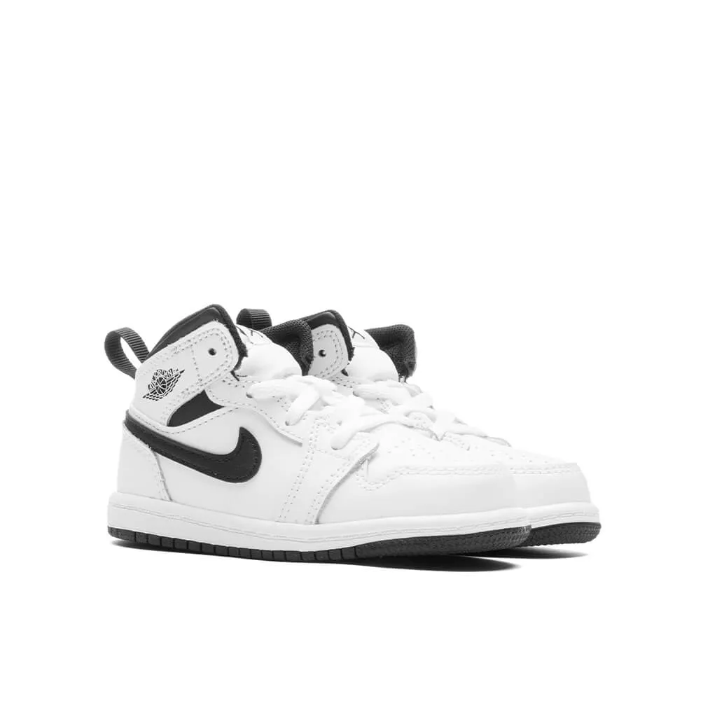 Jordan 1 Mid (TD) - White/Black