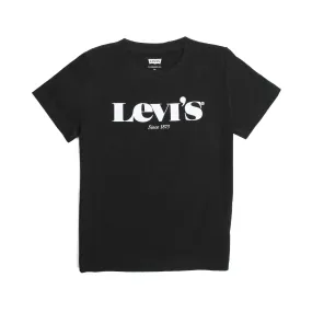 Levi's Black Unisex T-Shirt For Kids