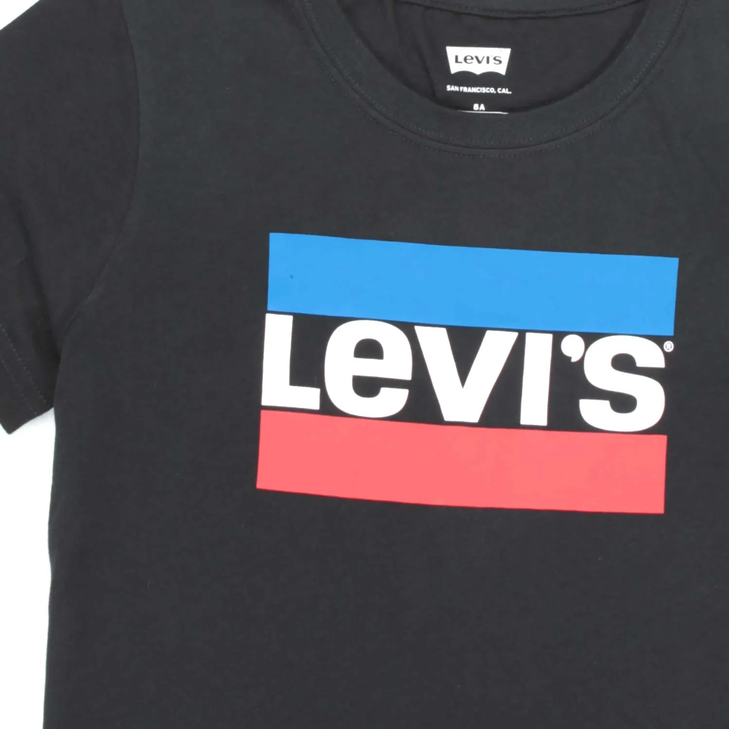 Levi's Unisex Black Cotton T-Shirt 01