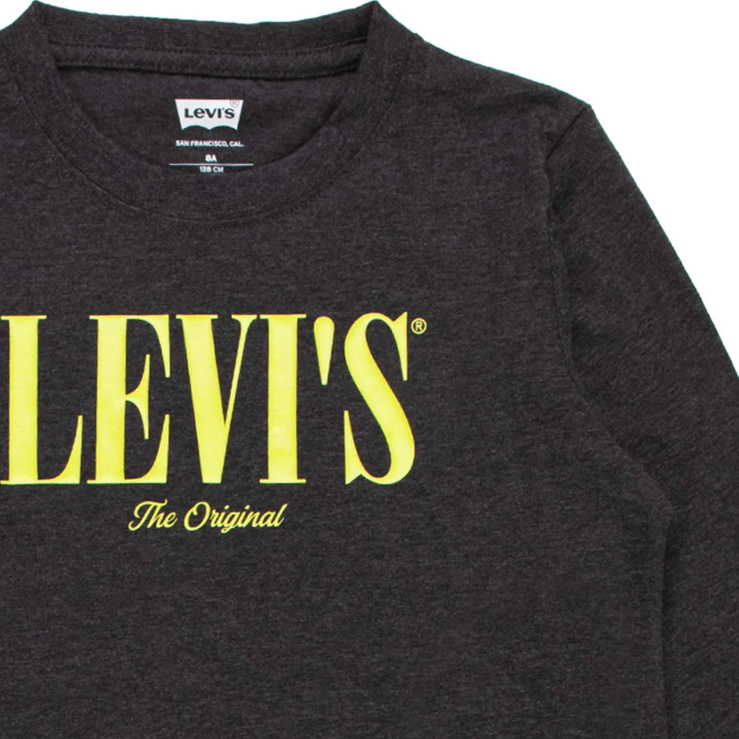 Levi's Unisex Dark Grey T-Shirt With Logo