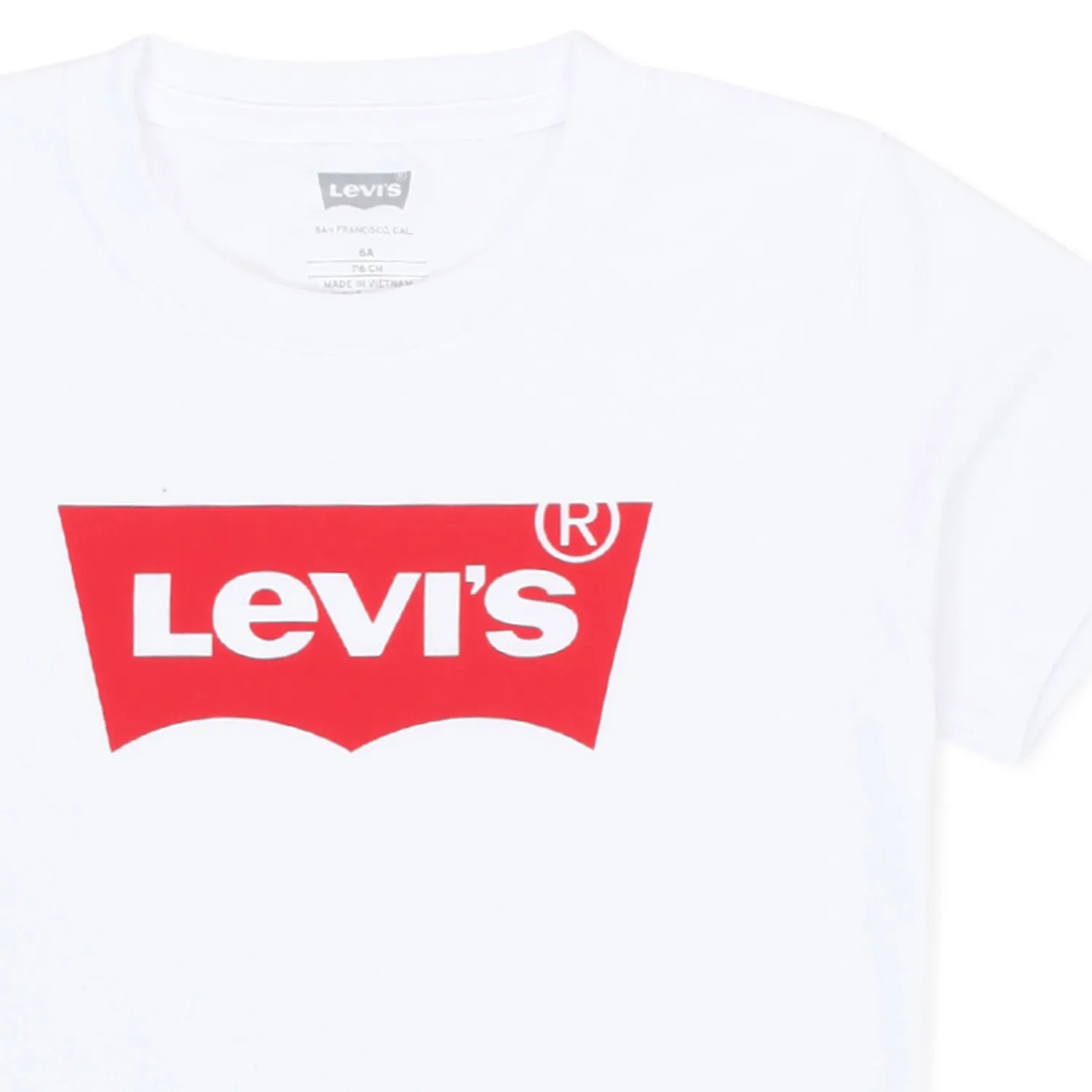 Levi's Unisex Logo Print White T-Shirt