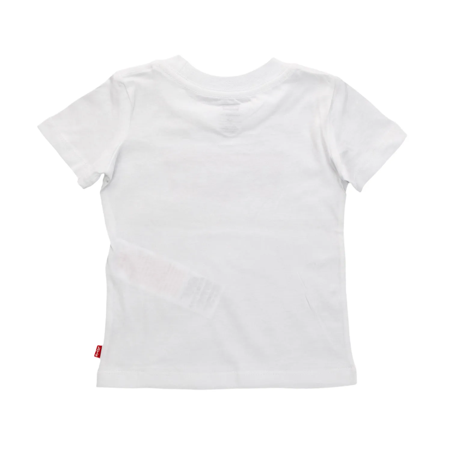 Levi's Unisex White T-Shirt With Red Logo For Baby