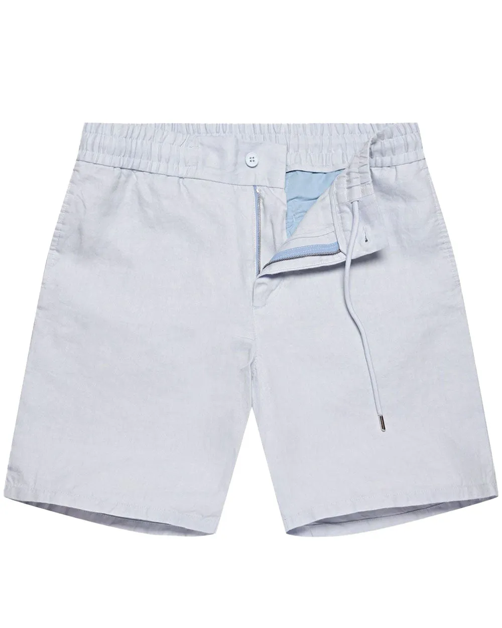 Light Island Sky Cornell Linen Drawcord Short