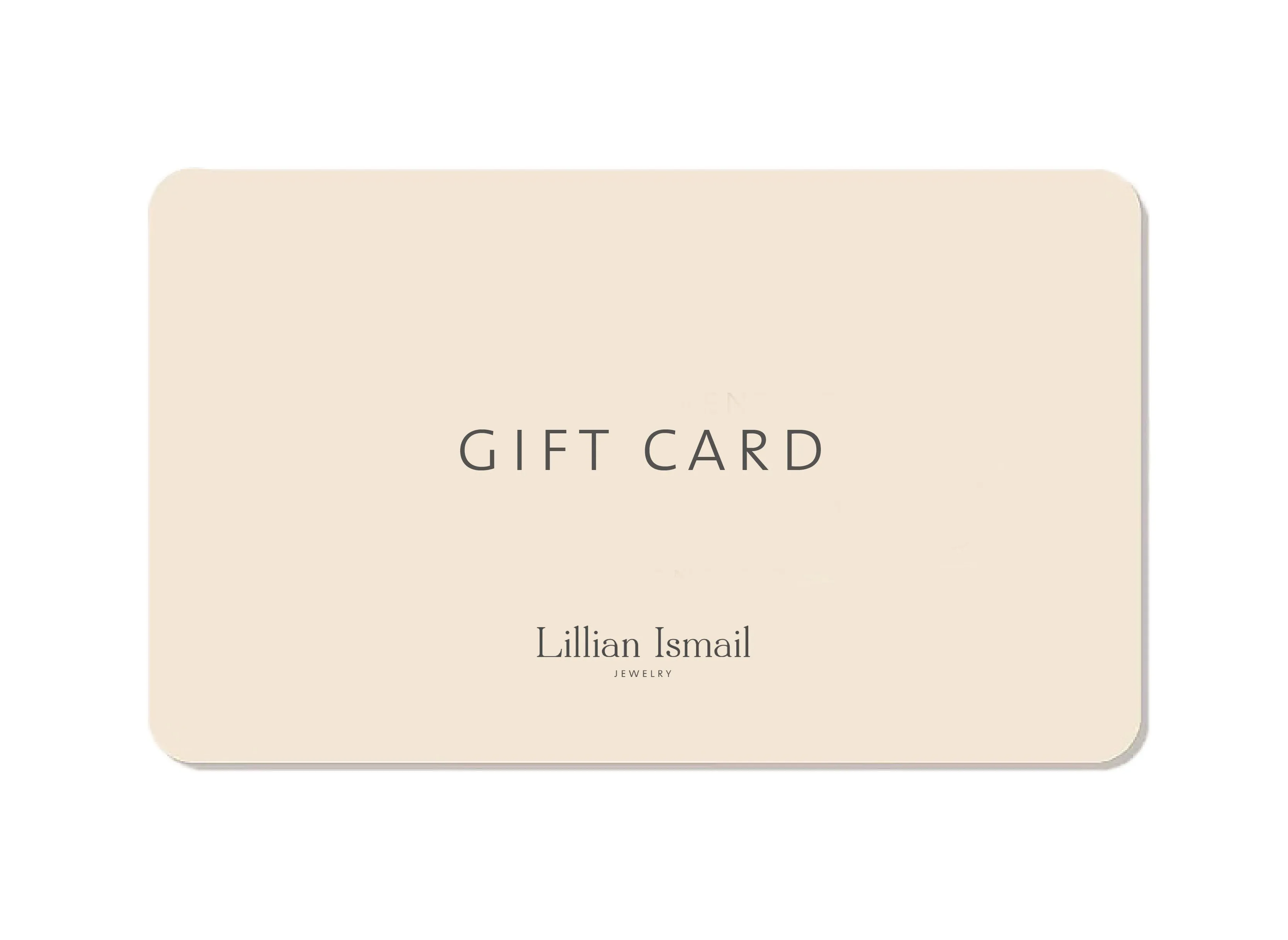 Lillian Ismail Jewelry Gift Card II