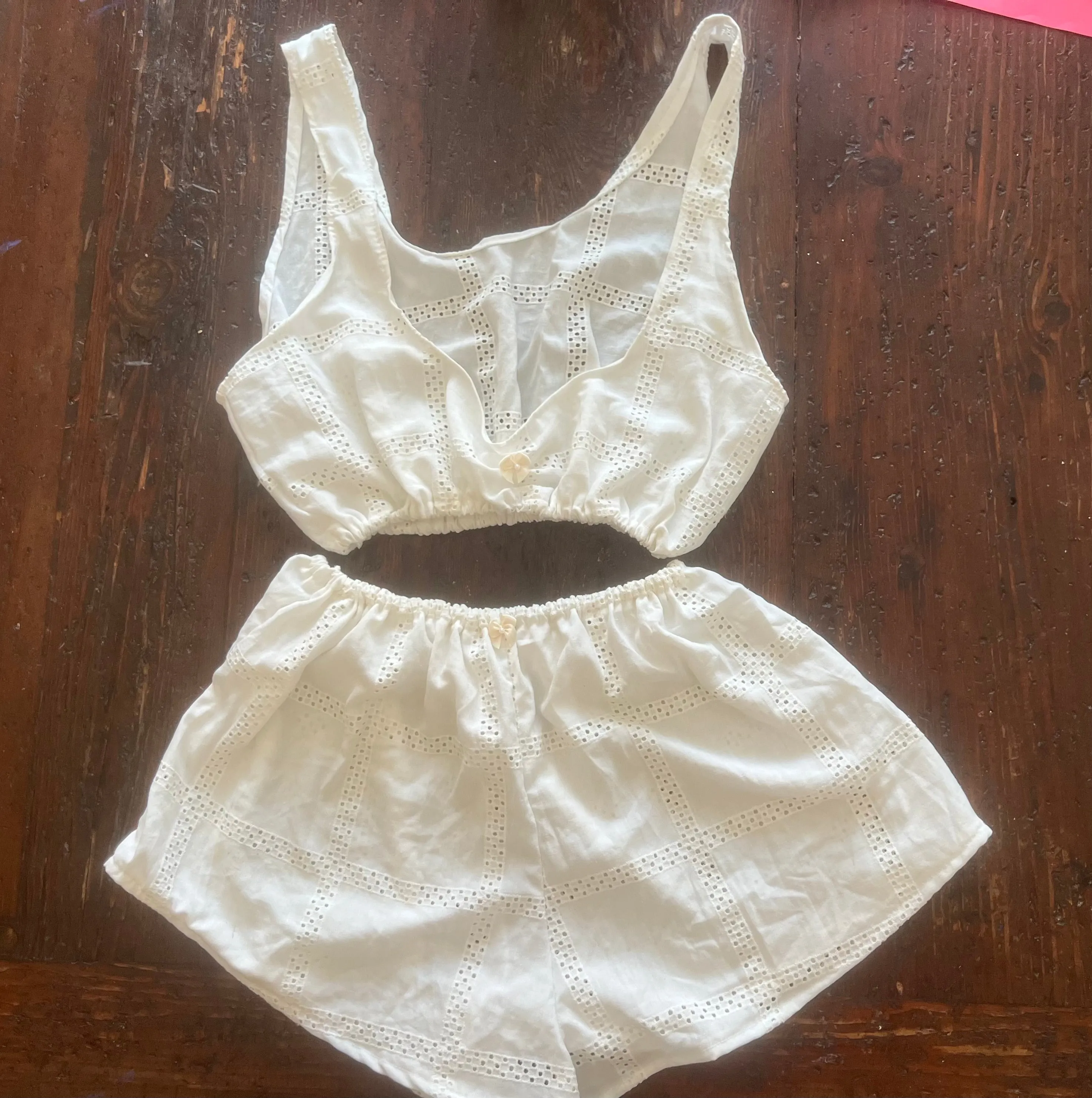 Linen Lingerie Set