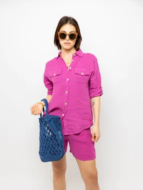 Linen Short - Orchid