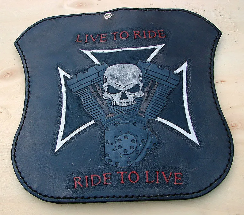 Live to Ride biker bifold wallet