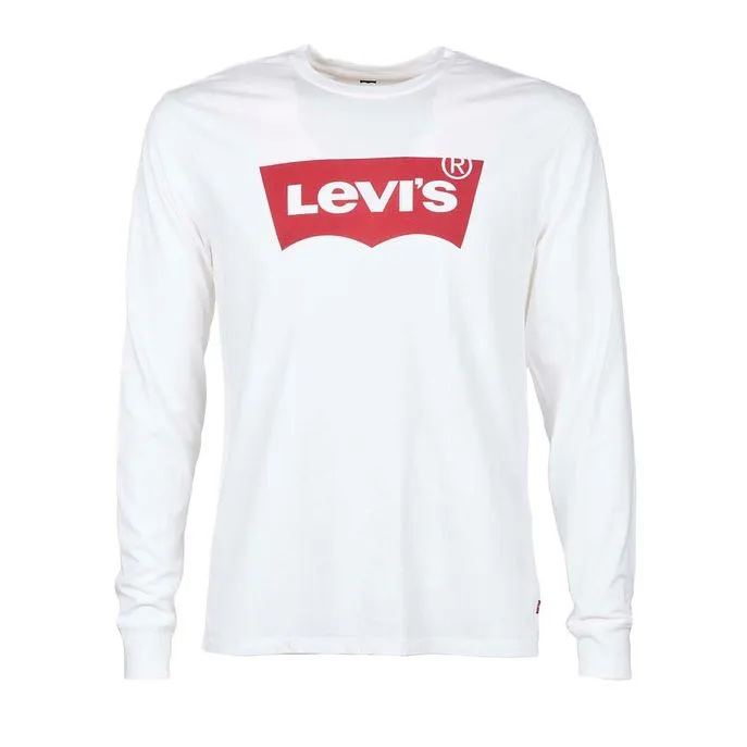 LONG SLEEVE GRAPHIC TEE Man White red