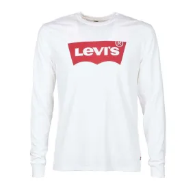 LONG SLEEVE GRAPHIC TEE Man White red