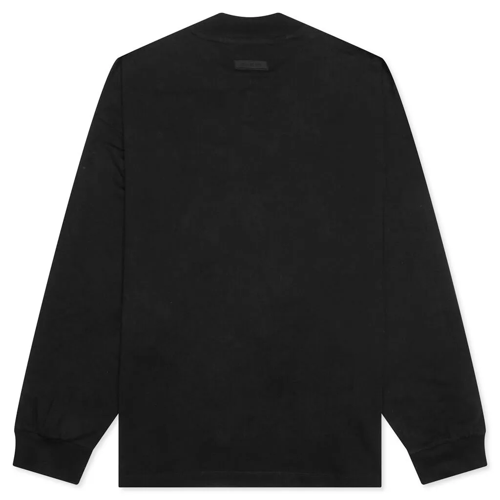 L/S Tee - Jet Black