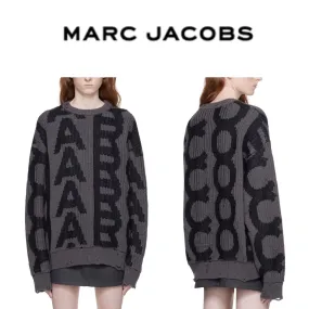 MARC JACOBS  |Crew Neck Casual Style Wool Street Style Long Sleeves Plain