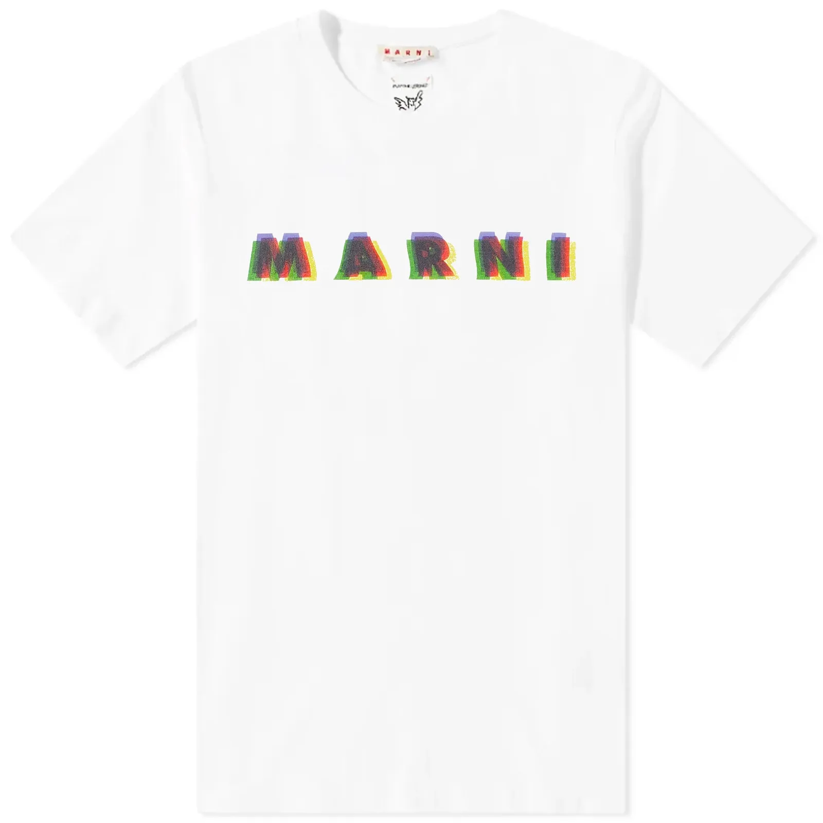 Marni Logo T-ShirtLily White