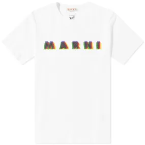 Marni Logo T-ShirtLily White