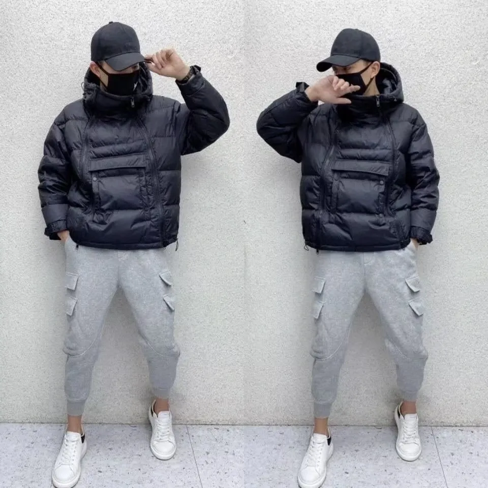 Men's Hooded Cotton-padded Jacket