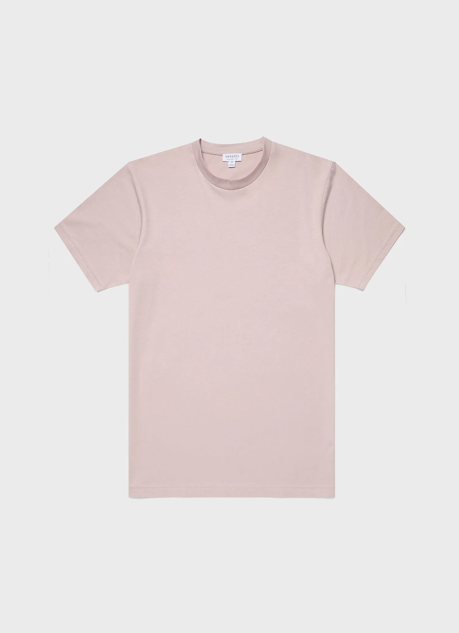 Men's Riviera Midweight Tshirt in Pale Pink