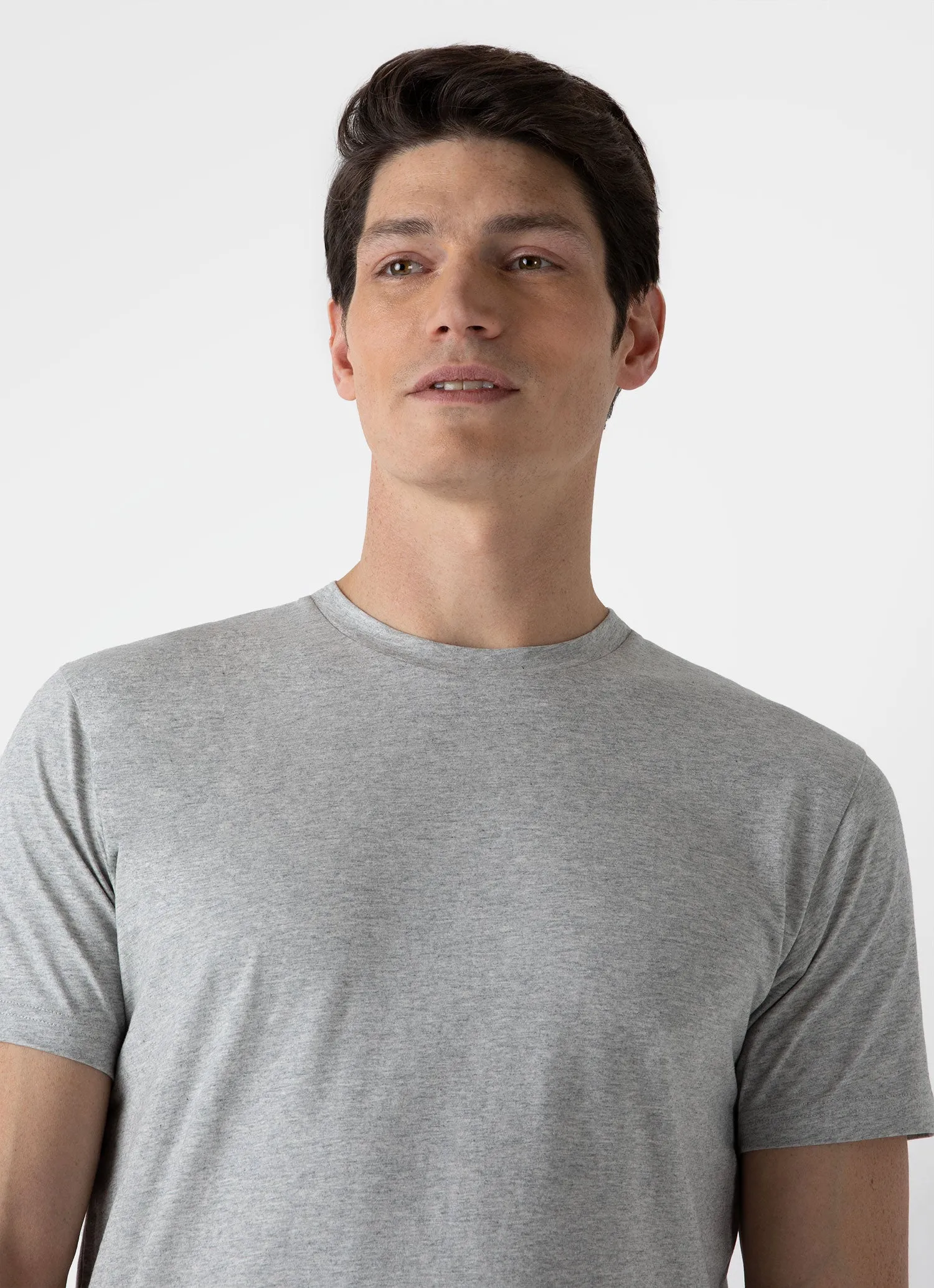 Men's Riviera T-shirt in Grey Melange