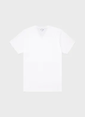 Men's Riviera V-neck T-shirt in White