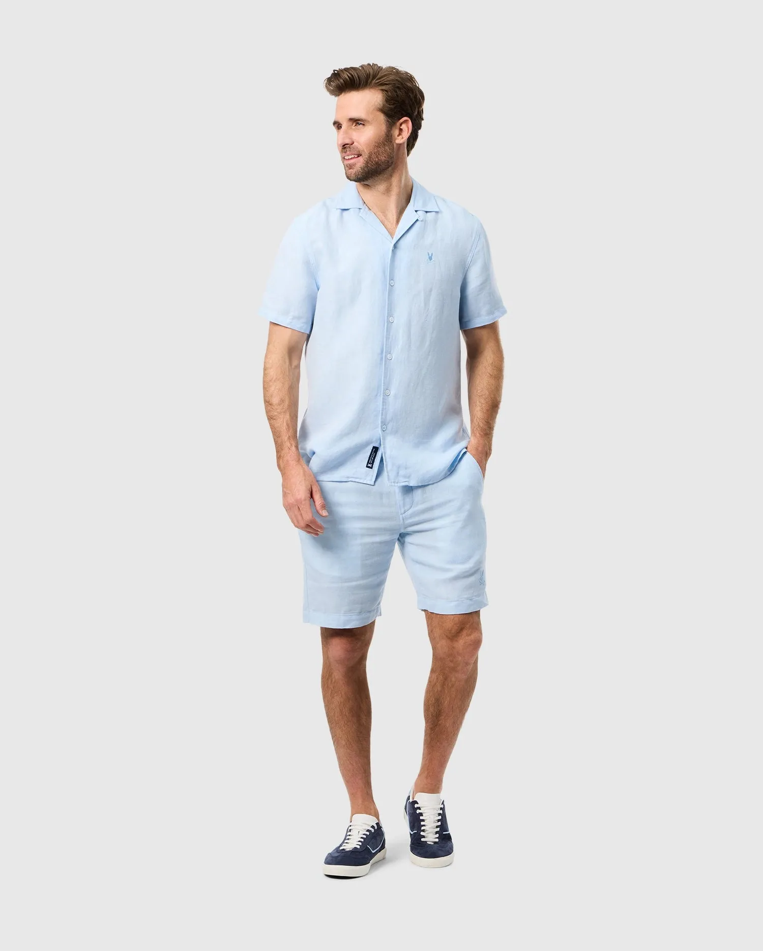 MENS WINDCREST LINEN SHORT - B6R474C200