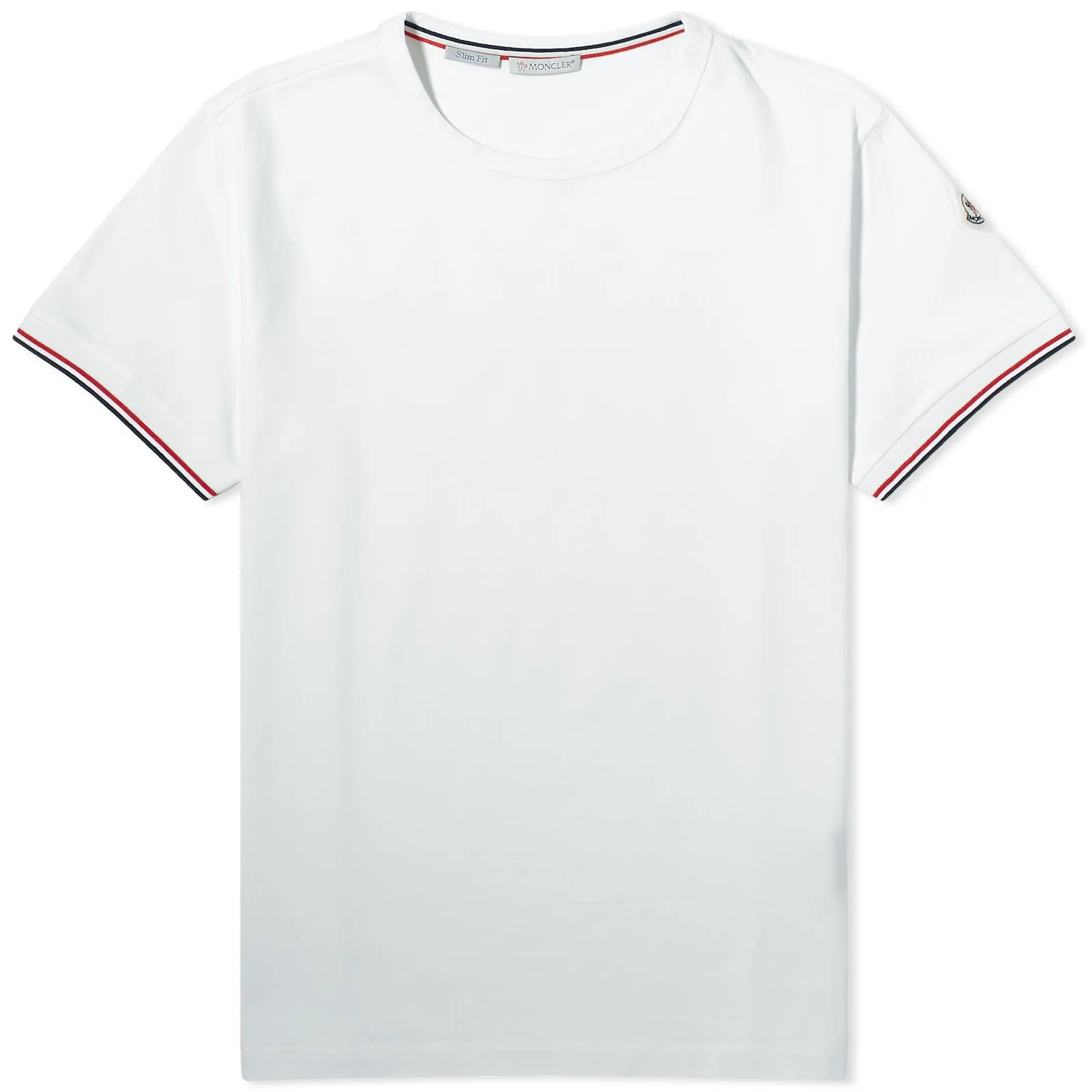 Moncler Arm Logo Classic T-ShirtOff-White