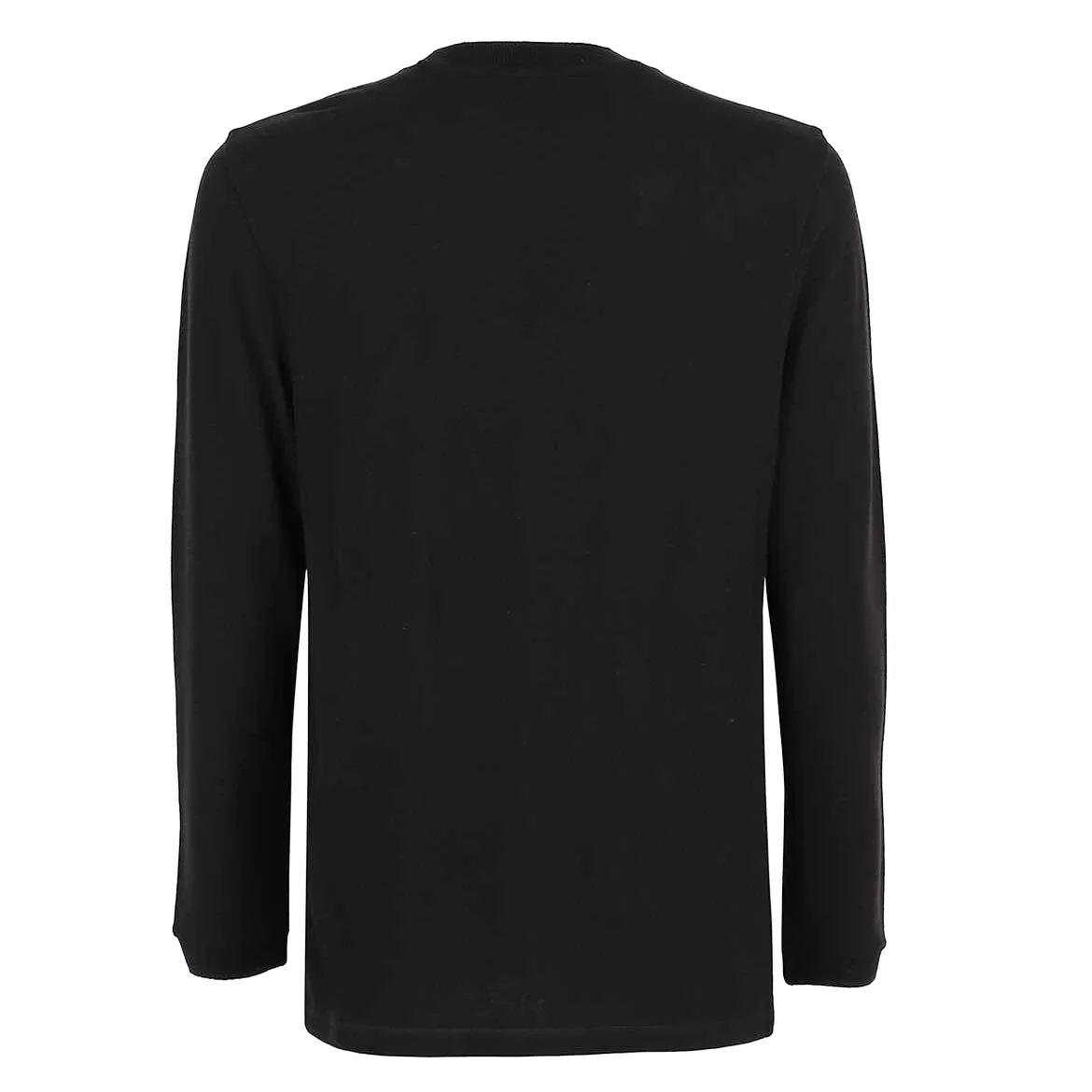 MONCLER  |Crew Neck Cotton Logos on the Sleeves Long Sleeve T-shirt