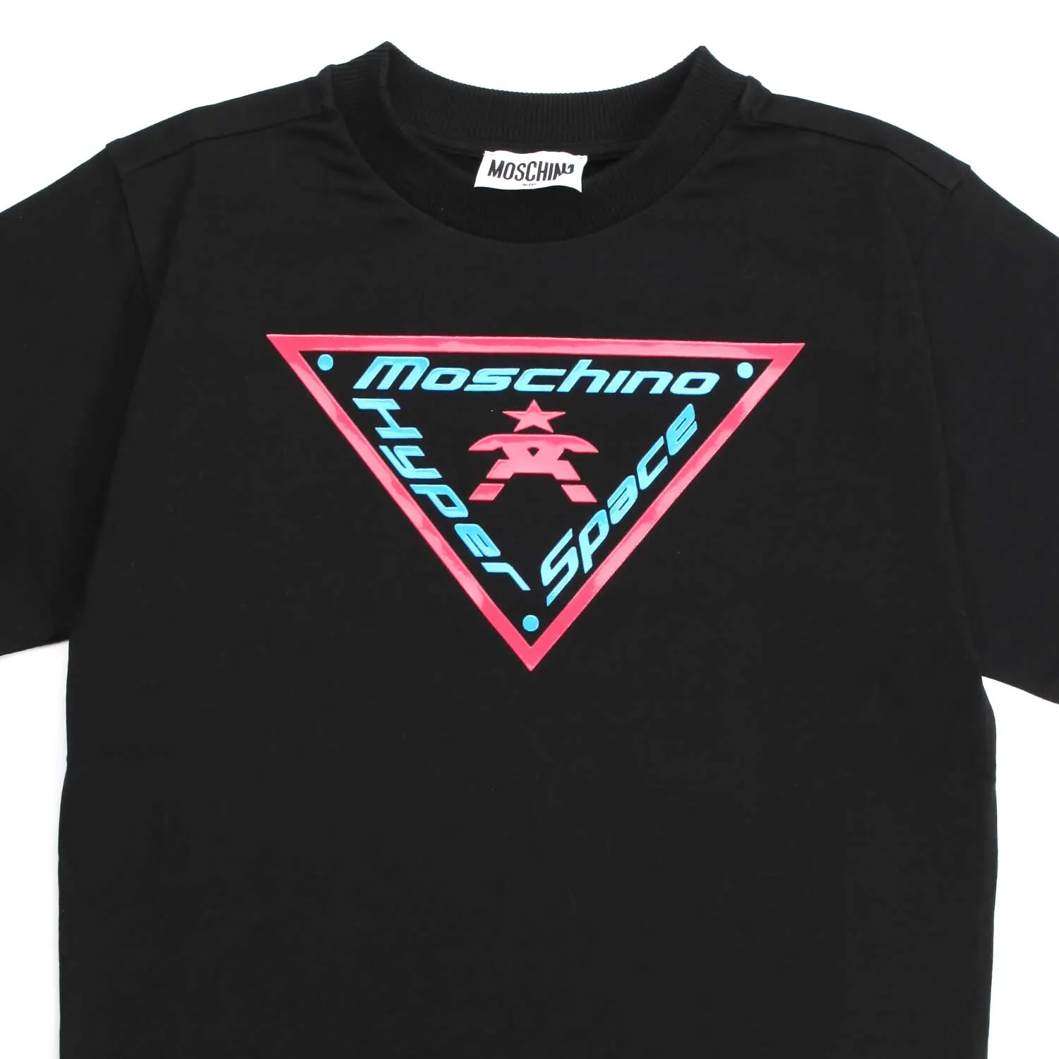 Moschino Unisex Black Printed T-Shirt 02