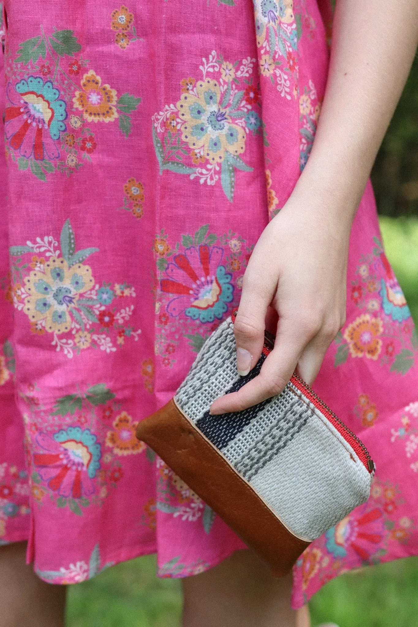 Nantucket Coin Pouch in Brown Leather