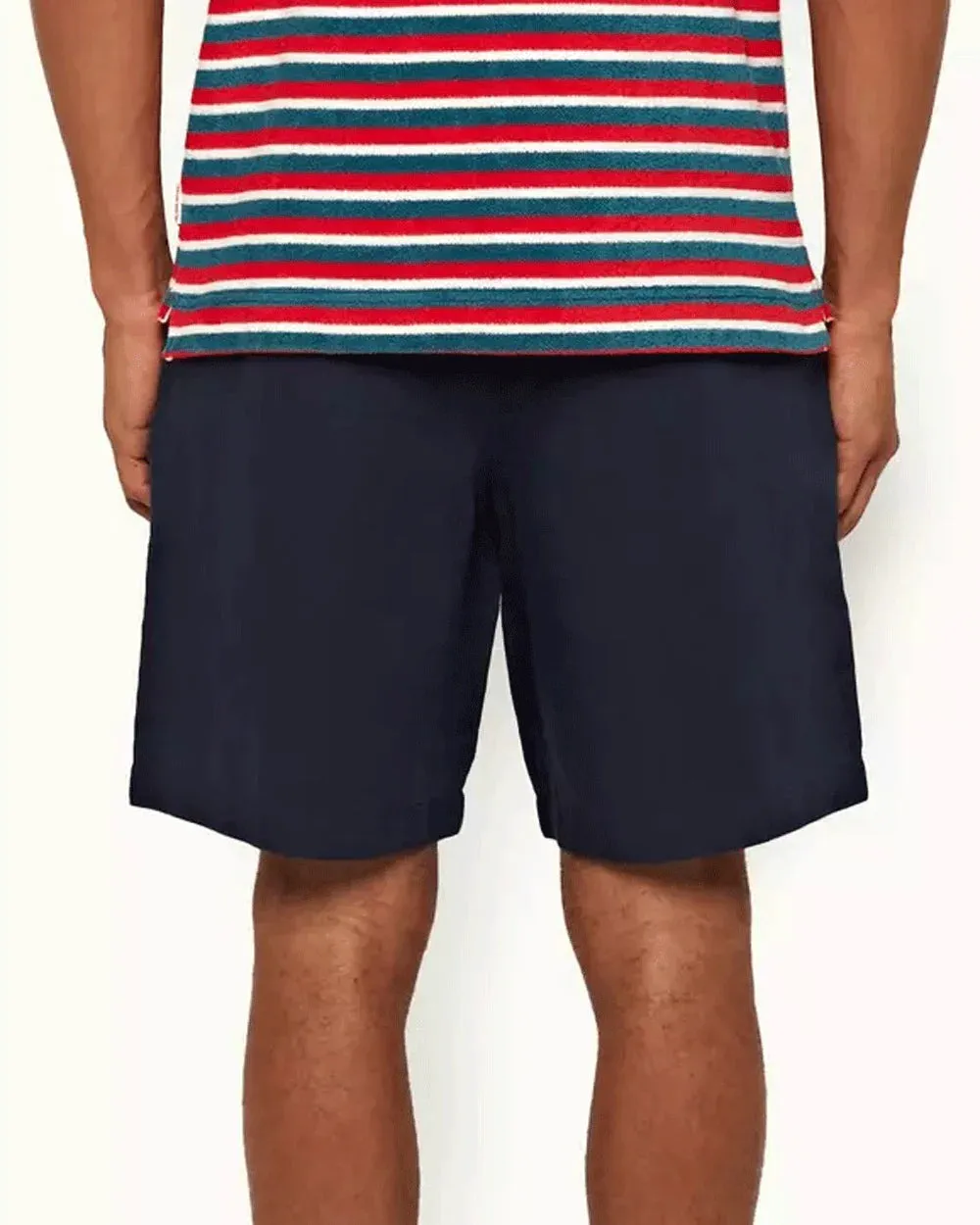 Navy Norwich Linen Short