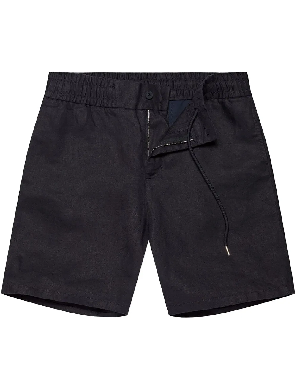 Night Iris Cornell Linen Drawcord Short