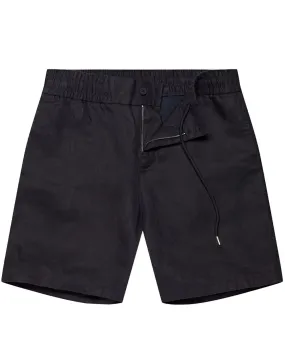 Night Iris Cornell Linen Drawcord Short