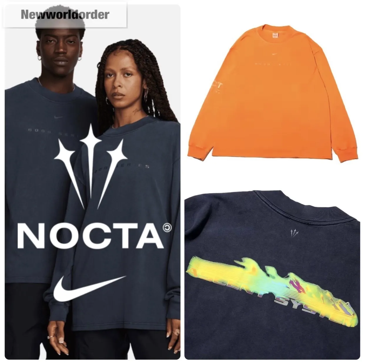 Nike  |Unisex Street Style Collaboration Long Sleeve T-shirt Logo